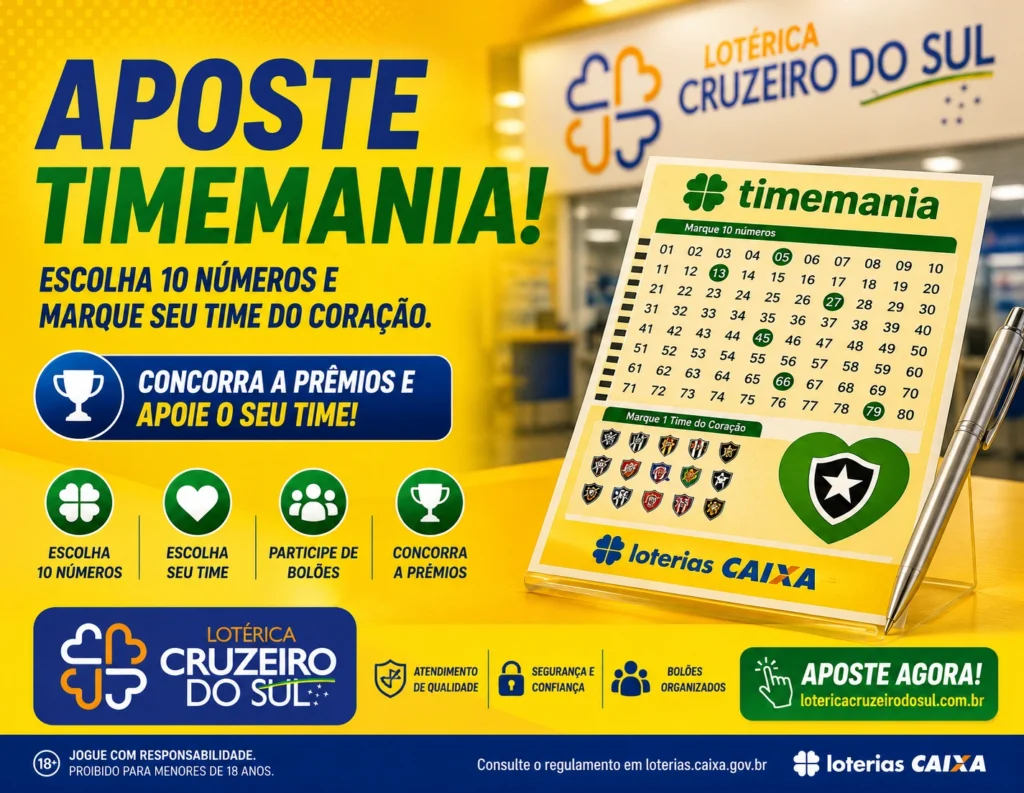 Timemania acumulada: saiba como jogar e aumente suas chances de concorrer aos próximos milhões