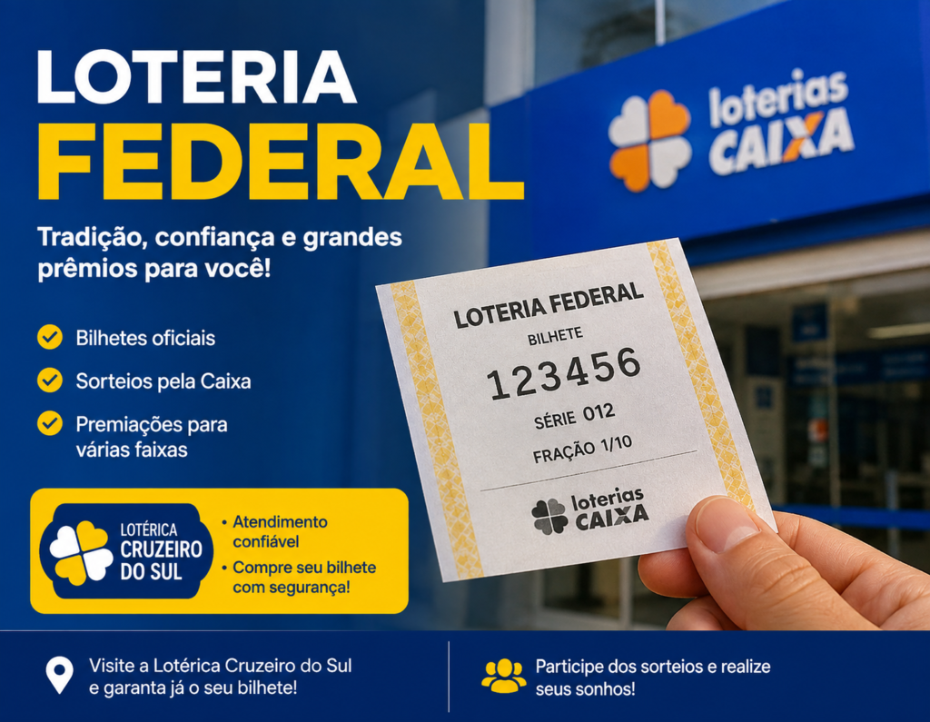 Descubra por que a Loteria Federal é uma das modalidades mais tradicionais da Caixa e veja como comprar seu bilhete oficial com segurança.